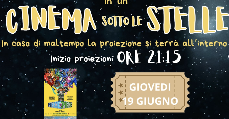 Cinema sotto le stelle a Sant'Agata sul Santerno